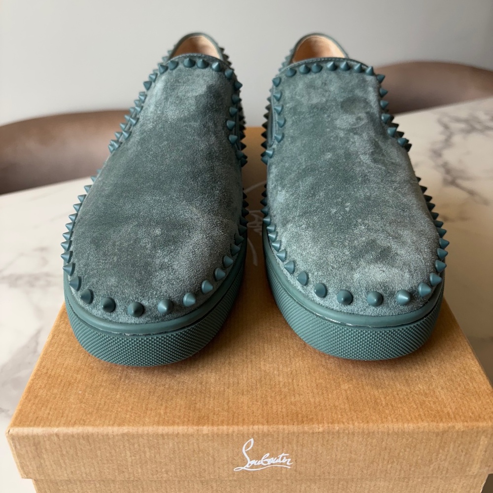 Mens Christian Louboutin Pike Boat Flat 44.5